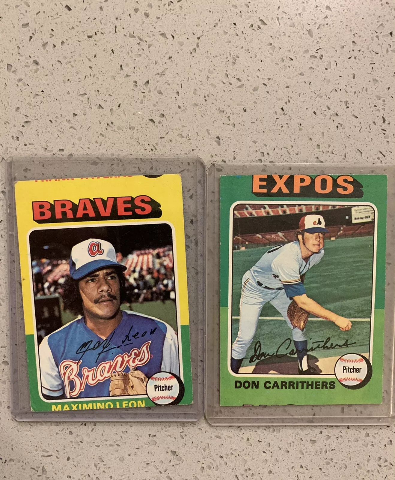 1975 Topps Baseball Error Cards